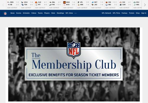 
                            5. The Membership Club - NFL.com