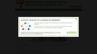 
                            11. The Membership Pack - Herbalife Independent Member (South Africa ...