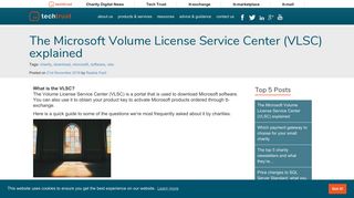 
                            9. The Microsoft Volume License Service Center (VLSC) explained ...