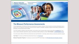 
                            4. The Missouri Performance Assessments