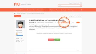 
                            8. The MIWIFI app can't connect to MI router 3C. - Mi Gadgets ...
