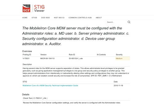 
                            6. The MobileIron Core MDM server must be configured with the ...