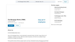 
                            9. The Mortgage Works (TMW) | LinkedIn