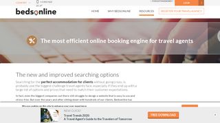 
                            6. The most efficient online booking engine for travel agents | Bedsonline