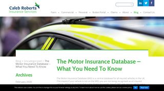 
                            12. The Motor Insurance Database - What You Need To Know - Caleb ...