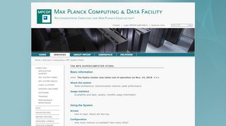 
                            1. The MPG supercomputer Hydra — Max Planck Computing & Data ...