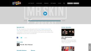 
                            12. The Mr. Skin Podcast - Mr. Skin's Top 10 Nude Scenes of 2018 ...