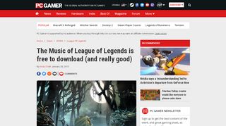 
                            10. The Music of League of Legends is free to download (and really good ...