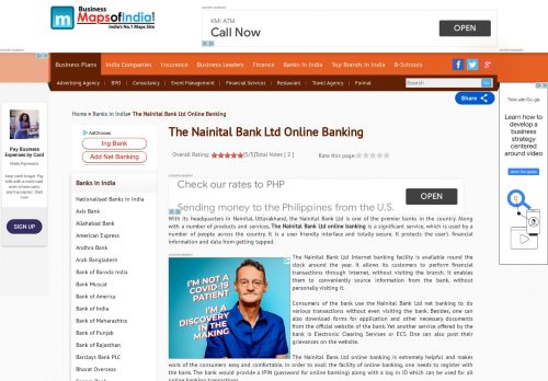 
                            9. The Nainital Bank Ltd Online Banking - Business Maps of India