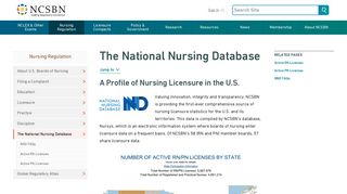
                            6. The National Nursing Database | NCSBN