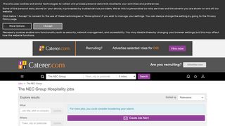
                            9. The NEC Group Jobs, Vacancies & Careers - Caterer