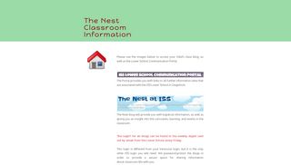 
                            11. The Nest Classroom Information - Google Sites