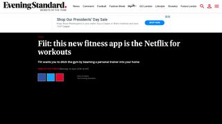 
                            11. The Netflix for workouts is here with new fitness app Fiit | London ...