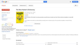 
                            11. The New Hacker's Dictionary