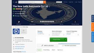 
                            5. The New India Assurance Co Ltd - Corporate Companies in ... - Justdial