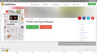 
                            11. The New Indian Express-Bengaluru e-newspaper in English by ...