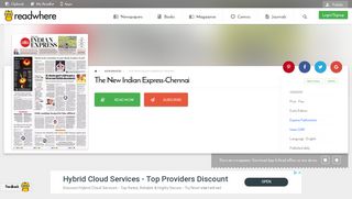 
                            12. The New Indian Express-Chennai e-newspaper in English by Express ...
