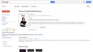 
                            10. The new iPad Portable Genius