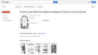 
                            11. The New London Mechanics' Register and Magazine of Science and the ...