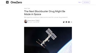 
                            11. The Next Blockbuster Drug Might Be Made in Space – Space Time ...
