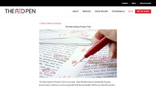 
                            7. The Next Genius Pratice Test | The Red Pen