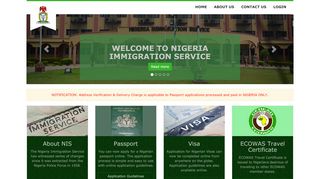 
                            2. The Nigeria Immigration Service