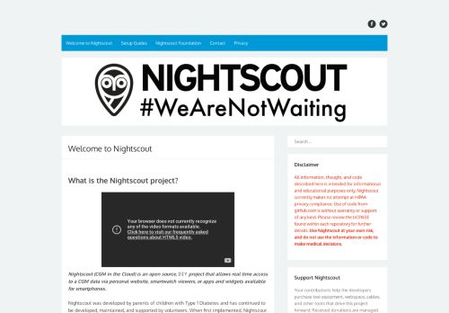 
                            12. The Nightscout Project – We Are Not Waiting