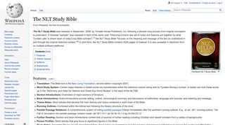 
                            6. The NLT Study Bible - Wikipedia