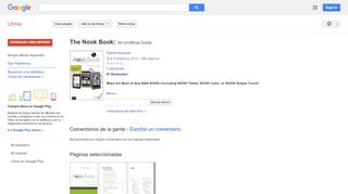 
                            8. The Nook Book: An Unofficial Guide - Resultado de Google Books