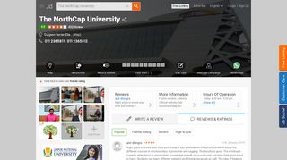 
                            11. The NorthCap University, Sector 23a - Itm University - Universities in ...