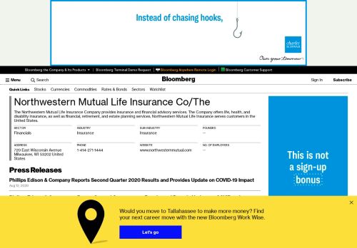 
                            6. The Northwestern Mutual Life Insurance Company: Private ...