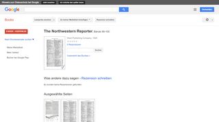 
                            11. The Northwestern Reporter - Google Books-Ergebnisseite