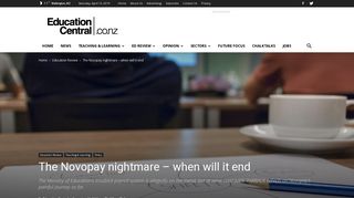 
                            9. The Novopay nightmare – when will it end | Education Central