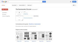 
                            11. The Numismatic Circular - Resultado de Google Books