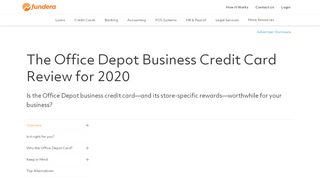 
                            7. The Office Depot Business Credit Card Review for 2019 | Fundera