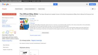 
                            7. The Official EBay Bible: The Newly Revised and Updated Version of ... - Wynik z Google Books