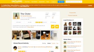 
                            13. The Oister - de Garde Brewing - Untappd