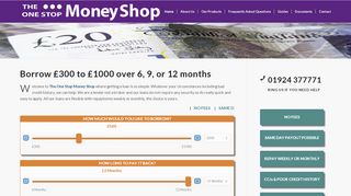 
                            5. The One Stop Money Shop: Online Money Lenders | Borrow £200 to ...
