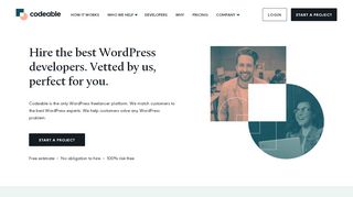 
                            12. The Only WP Exclusive Marketplace To Hire WordPress Developers