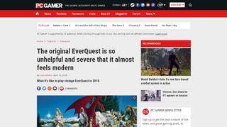 
                            12. The original EverQuest is so unhelpful and severe that it almost feels ...