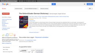 
                            10. The Oxford-Duden German Dictionary: German-English, English-German