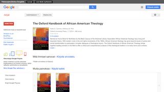 
                            8. The Oxford Handbook of African American Theology