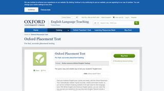 
                            4. The Oxford Online Placement Test | Multimedia & Digital | Oxford ...