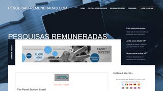 
                            2. The Panel Station Brasil - Pesquisas-remuneradas.com