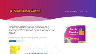 
                            5. The Panel Station é confiável e lucrativo? Como é que funciona o Site ...