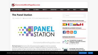 
                            6. The Panel Station Opiniones 2018: Encuestas fiables pagadas por ...