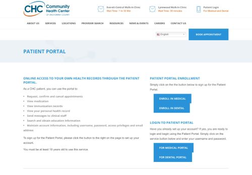 
                            12. The Patient Portal - Community Health Center of Snohomish