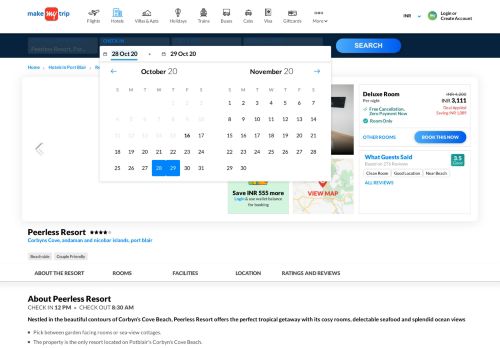 
                            13. The Peerless Resort Port Blair - INR 1200 OFF ( ̶8̶0̶0̶0̶ ) Deal ...