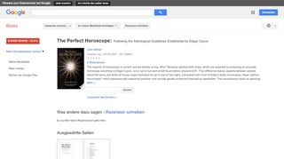 
                            7. The Perfect Horoscope: Following the Astrological Guidelines ... - Google Books-Ergebnisseite