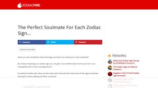 
                            6. The Perfect Soulmate For Each Zodiac Sign... - Zodiac Fire